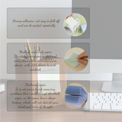 1 Pads Funny Bird Sticky Notes,Funny Animal Sticky Blank Space Notepad,Parrot Scratch Notepad,Animal Lover Gifts for Office Home School Decor Accessories