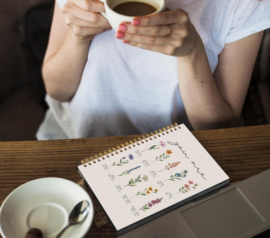 Flower Christian Spiral Notebook 5.5x8.3, You Are Bible Journaling Notebooks, Prayer Journal for Woman, Bible Verse Notebooks for Note Taking, Religious Scripture Journals for Writing